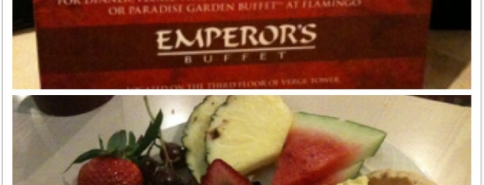 Emperor's Buffet is one of Total Rewards Restaurants.