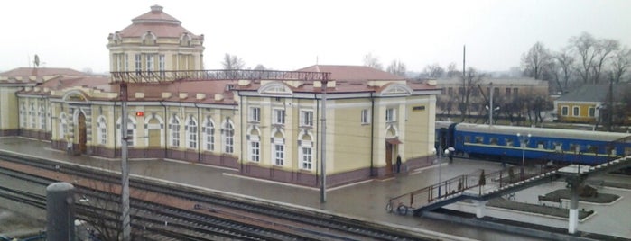 Залізнична станція "Ворожба" is one of Залізничні вокзали України.