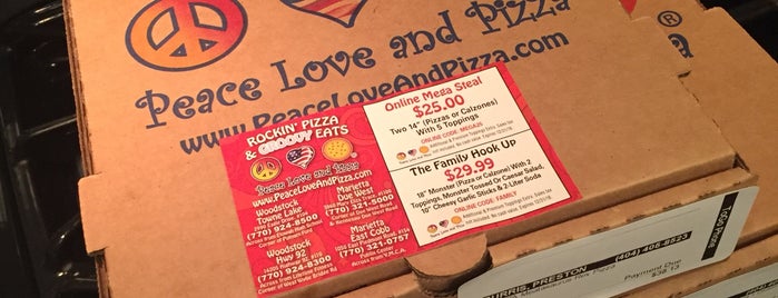 Peace Love And Pizza is one of Jackson'un Kaydettiği Mekanlar.