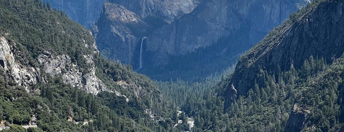 Bridalveil Falls View is one of Yosemite.