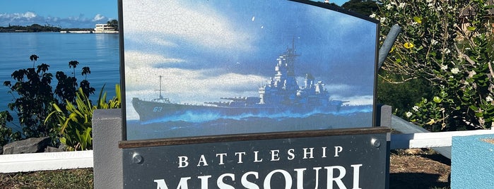 USS Missouri Memorial is one of Grandma's visit.