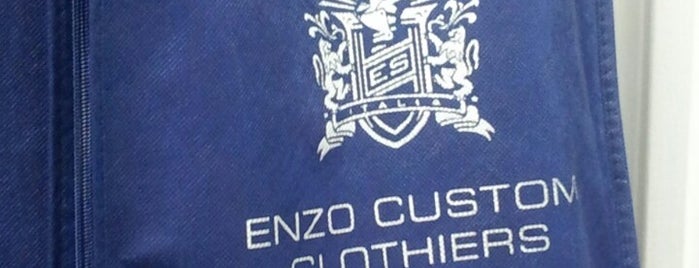 Enzo Custom Clothiers is one of New York Suit Shopping.