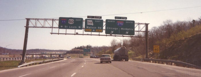 I-44 / I-270 Interchange is one of Places I End Up Frequently.