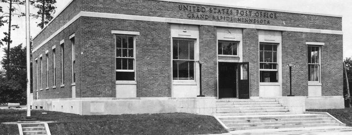 US Post Office is one of Now and Then - Grand Rapids, Minnesota.