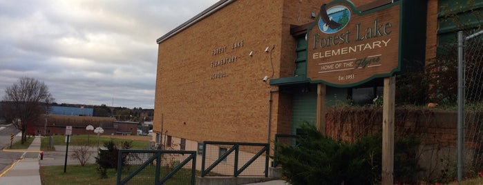 Forest Lake Elementary is one of Now and Then - Grand Rapids, Minnesota.