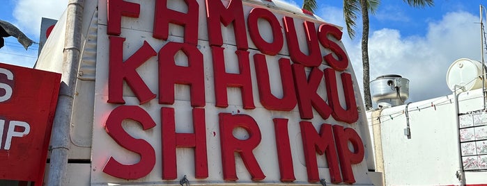 Famous Kahuku Shrimp is one of Hawaii.