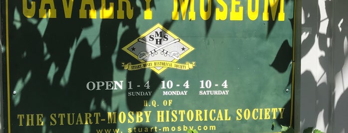 Stuart-Mosby Civil War Cavalry Museum is one of Virginia.