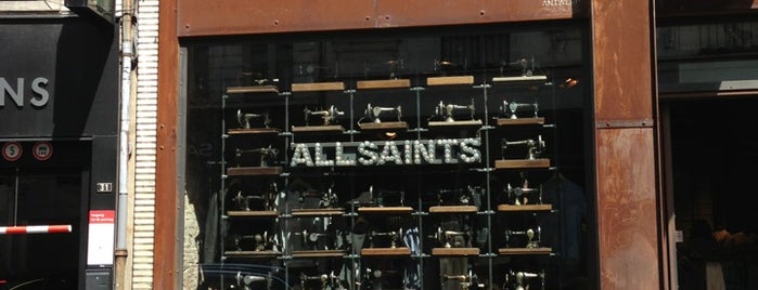 AllSaints is one of Antwerpen, ik zien A geren..