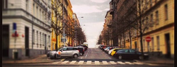 Šumavská (tram) is one of Tramvajové zastávky v Praze (díl druhý).