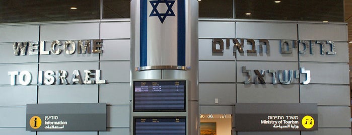 Ben Gurion International Airport (TLV) is one of AIRPORTS.