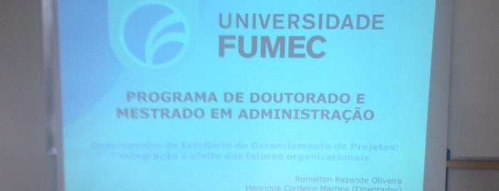 Universidade Fumec - Mestrado is one of ser prefeito.