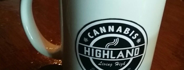 Highland cannabis cafe is one of Row row row the boat..