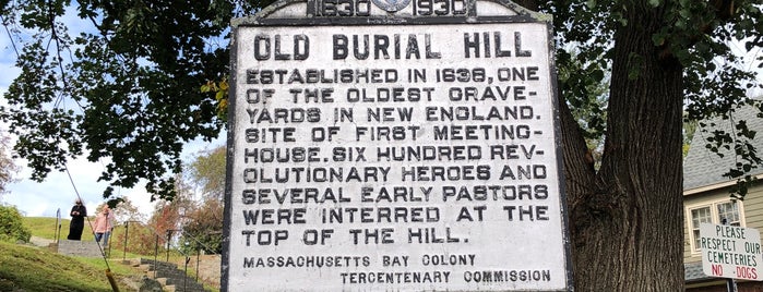 Old Burial Hill is one of Salem & Boston.