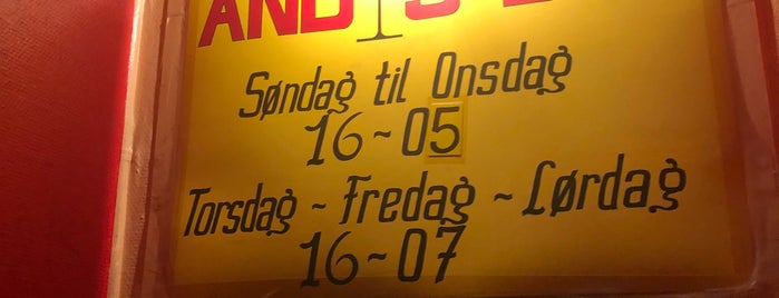 Andy's Bar is one of While in Denmark.