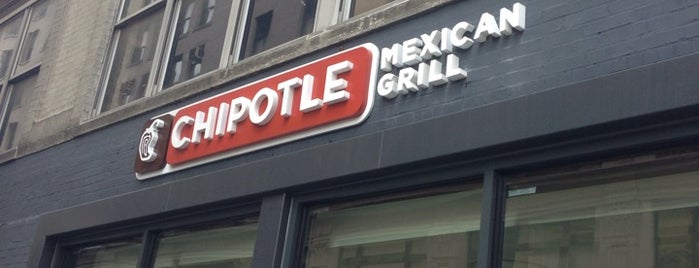 Chipotle Mexican Grill is one of NYC Restaurants - Near Work.