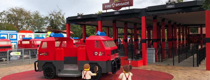 Falck Fire Brigade is one of Legoland in Billund (Danmark).