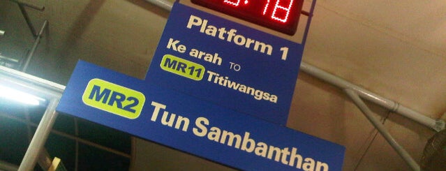 RapidKL Tun Sambanthan (MR2) Monorail Station is one of Go Outdoor, MY #4.