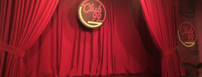Club 99 is one of work places.