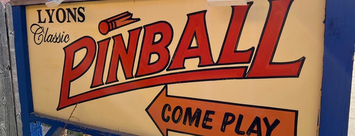 Lyons Classic Pinball is one of Want to go.