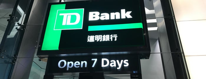 TD Bank is one of Saved List.