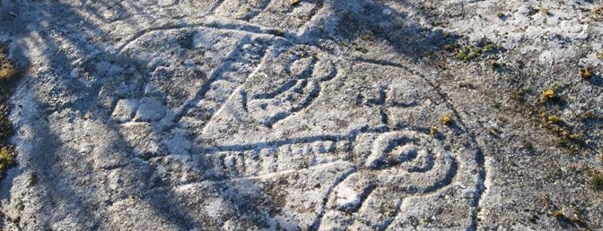 Petroglifo de Chao de Petos is one of Galicia: Pontevedra.