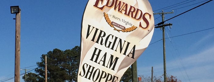 Edwards Virginia Ham Shoppe is one of Todd's Saved Places.