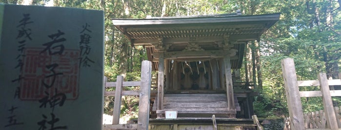 若子神社 is one of 日光山内.