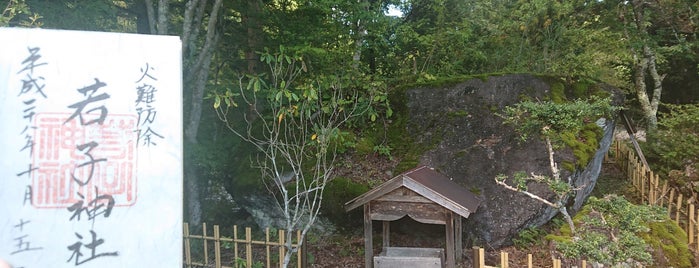 若子神社 池石（生石） is one of 日光の神社仏閣.