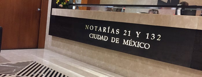 Notarías 21 y 132 is one of Work places.
