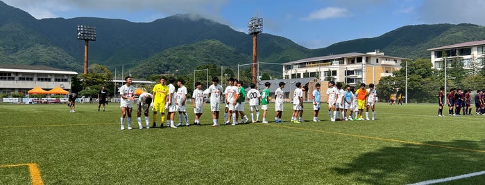 星槎大学 箱根キャンパス is one of 廃校転用したサッカーグラウンド.