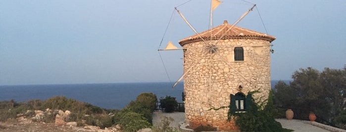 Windmill is one of Greece. Zakynthos.