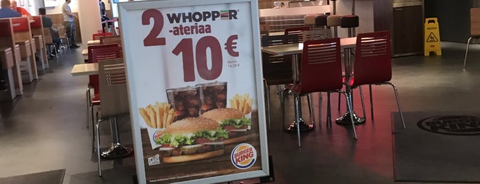 Burger King is one of Orte, die Oliver gefallen.