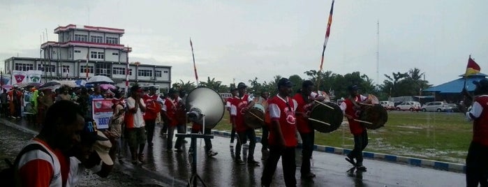 Pangkalan TNI-AL Sorong is one of Napak Tilas Perjalanan N9.