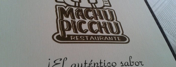 Machu Picchu is one of Gastronomía RD / Gastronomic DR.
