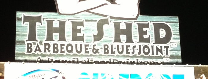 The Shed Barbeque and Blues Joint is one of Gulf Coast Restuarants.