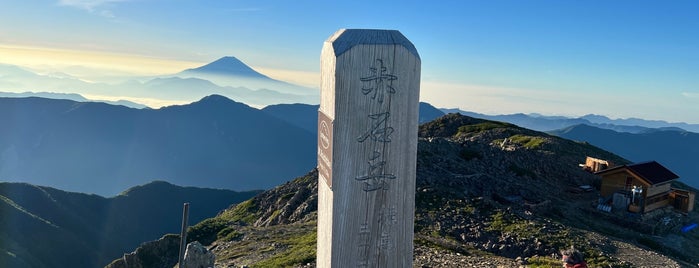 赤石岳 is one of 日本の🗻ちゃん(⌒▽⌒).