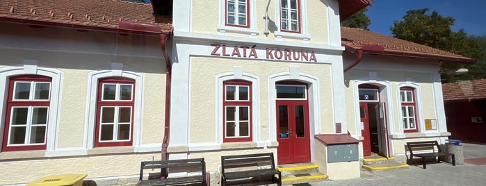 Železniční stanice Zlatá Koruna is one of Železniční stanice ČR: Z-Ž (14/14).