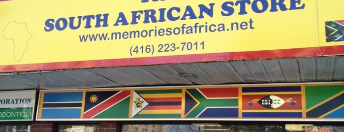 South African Store is one of Toronto International Food Markets - GTA.