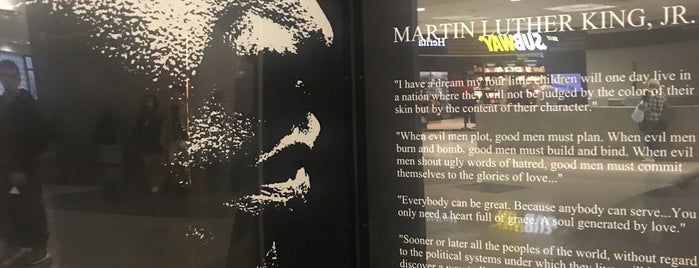 The Martin Luther King, Jr. Exhibit is one of Tempat yang Disukai John.