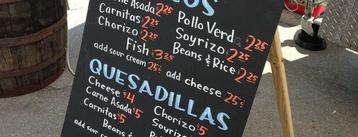 Hella Good Tacos is one of Bowdoin.
