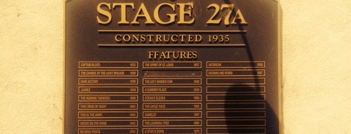 Warner Bros Stage 27 is one of Warner Bros Studios.