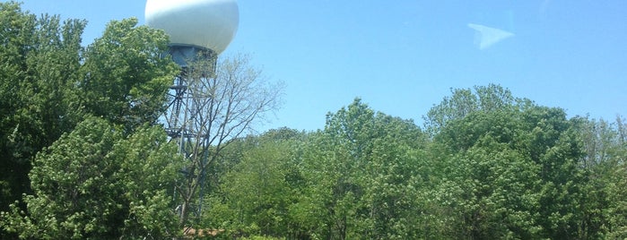 Big White Ball Radar Tower is one of On the way to work.