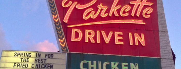 The Parkette Drive-In is one of Todd's Saved Places.