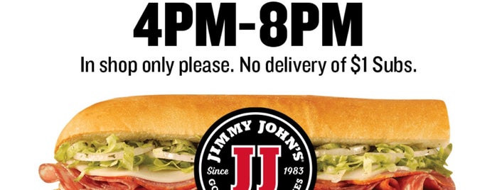 Jimmy John's is one of Tammyさんのお気に入りスポット.