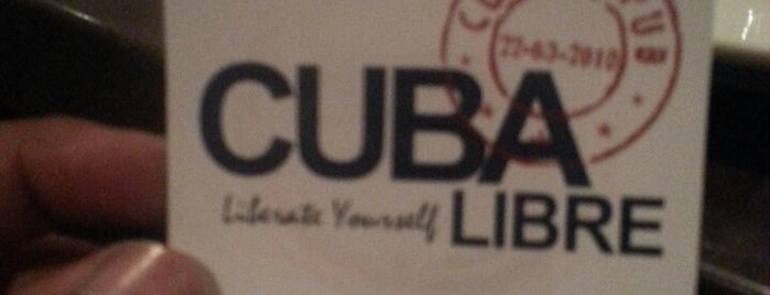 Cuba Libre is one of night outs.