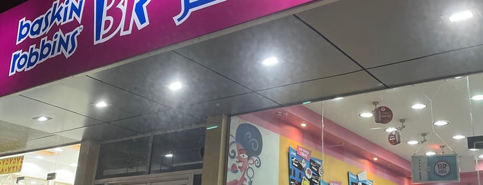 Baskin-Robbins is one of places.