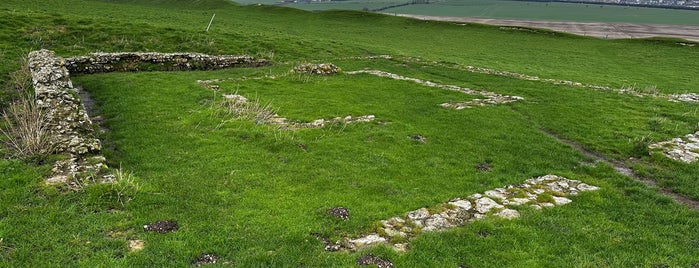 Romano-British Temple in Maiden Castle is one of Dorset.