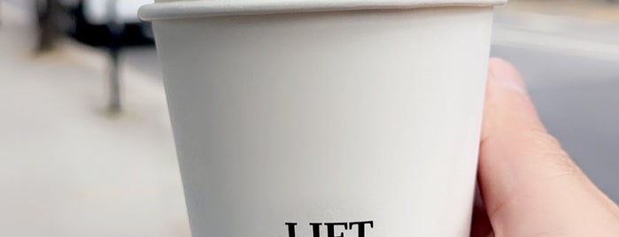Lift Coffee is one of London - To Try.