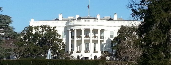The White House is one of Washington D.C..
