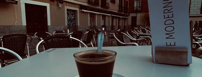 Café Moderno is one of Madrid.